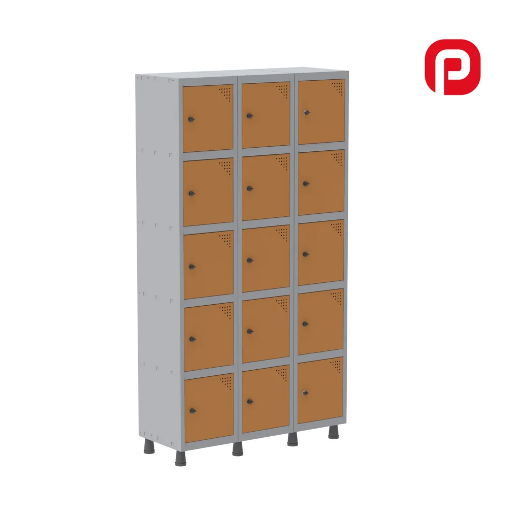 Roupeiro de Aço com Portas Pequenas Lisas - Pandin