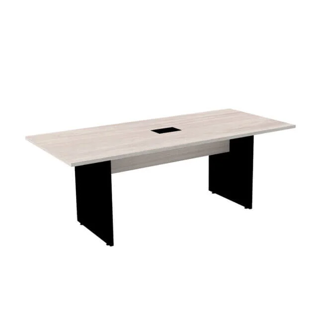 Mesa de Reunião Retangular com Power Box - Linha P25 - Pandin