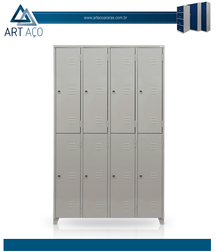 Roupeiro de Aço com Portas e Fechadura - Art Aço