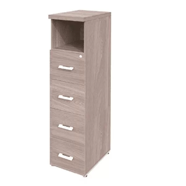 Arquivo 04 Gavetas Pasta + Nicho - Linha Prima Clean 25 - Marzo Vitorino