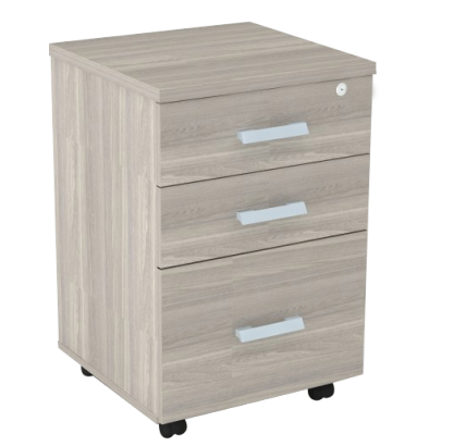 Gaveteiro Volante 2 Gavetas + Pasta - Linha Prima Clean 25 - Marzo Vitorino