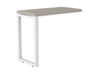 Mesa Auxiliar Pé Quadro - Linha Prima Arq - Marzo Vitorino